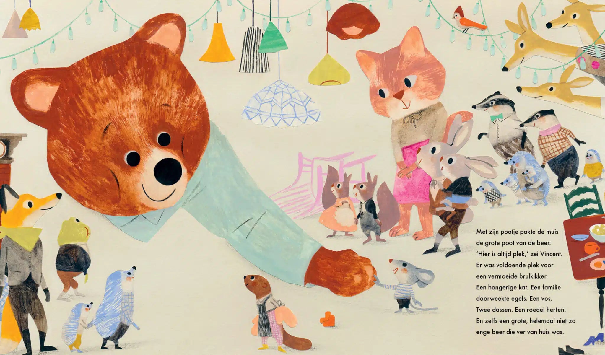 De muis met het open huis