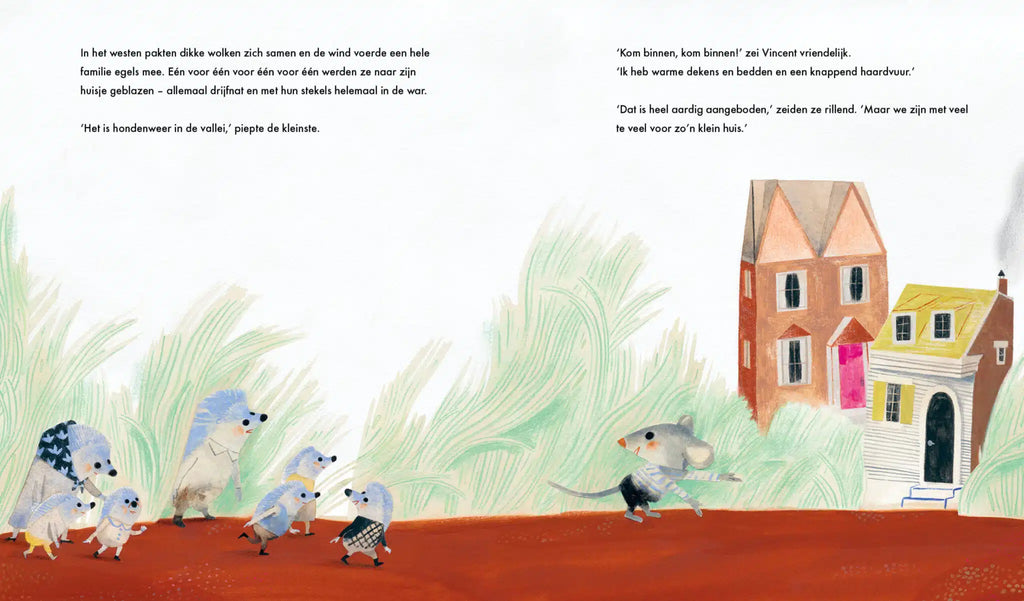 De muis met het open huis