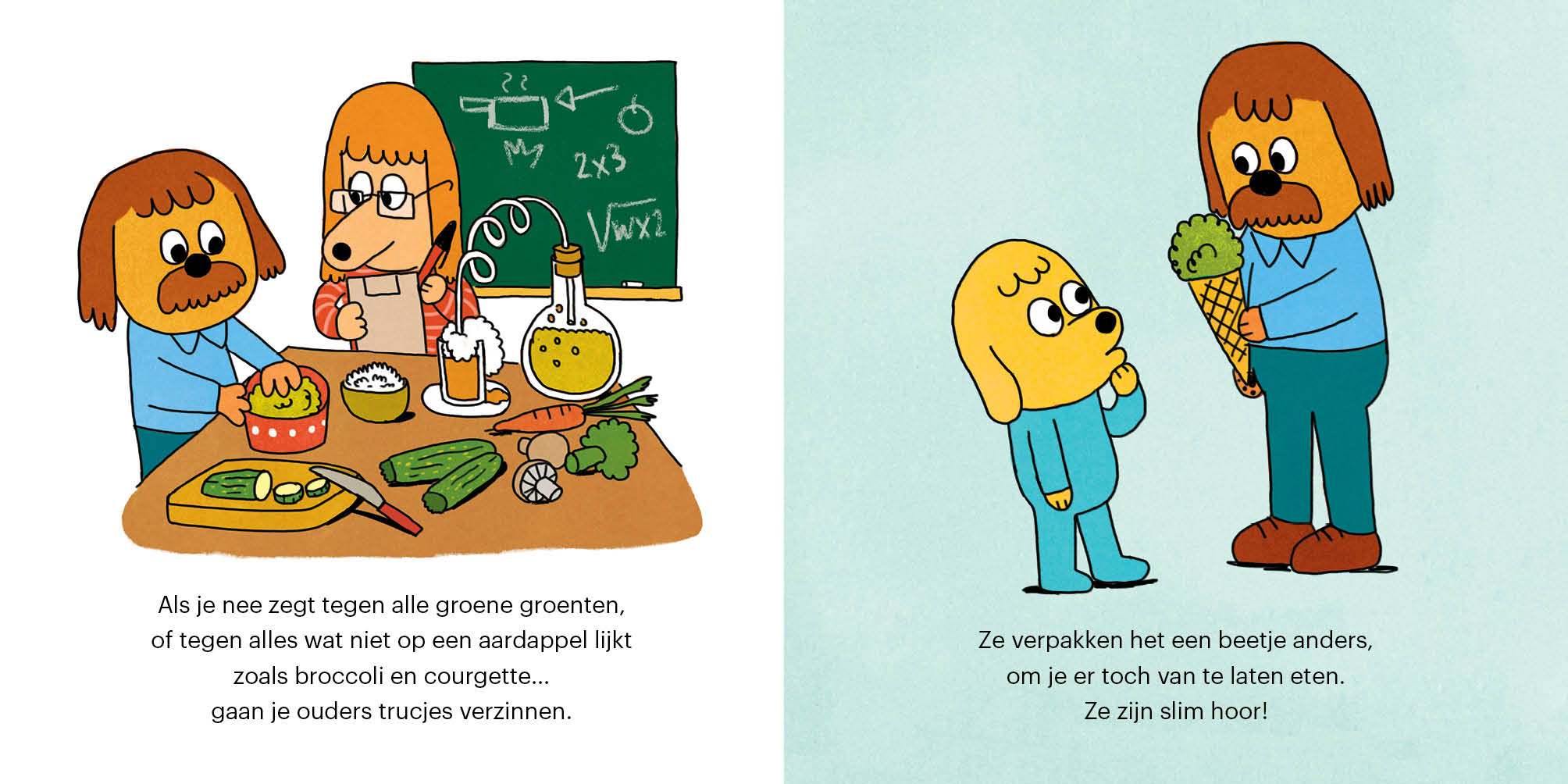 Handboekje voor het eten aan tafel