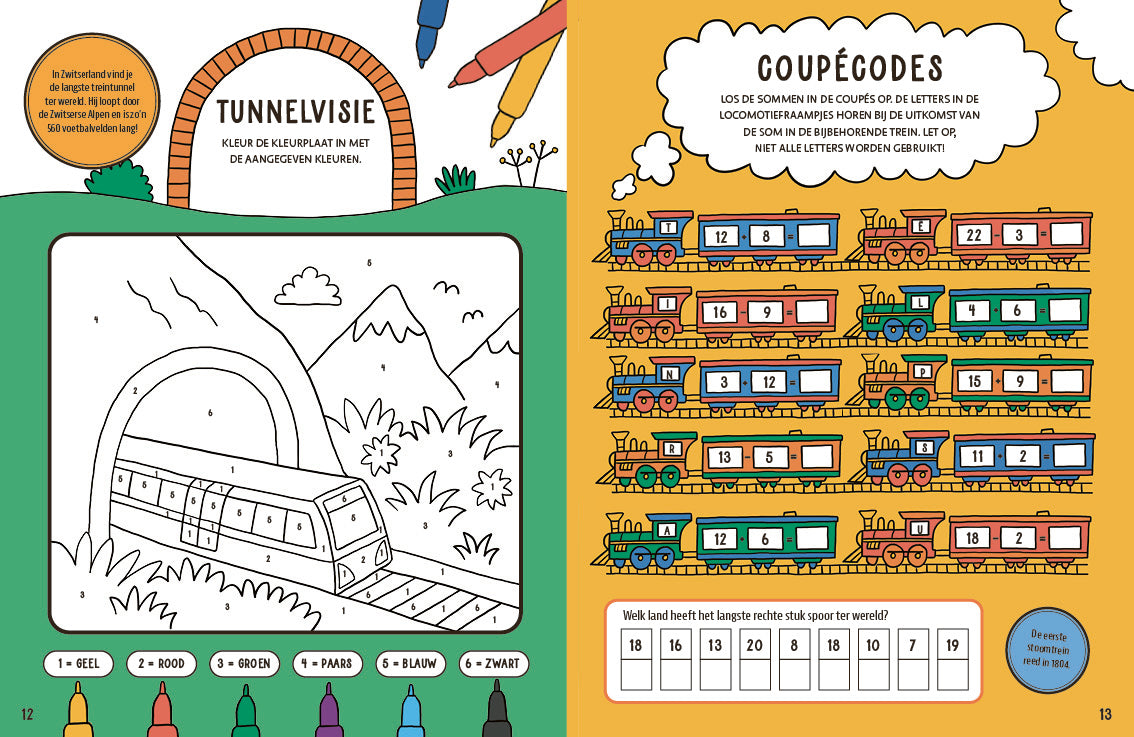 Het grote trein-spelletjesboek