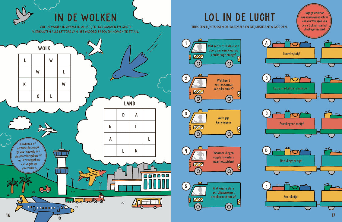 Het grote vliegtuig-spelletjesboek