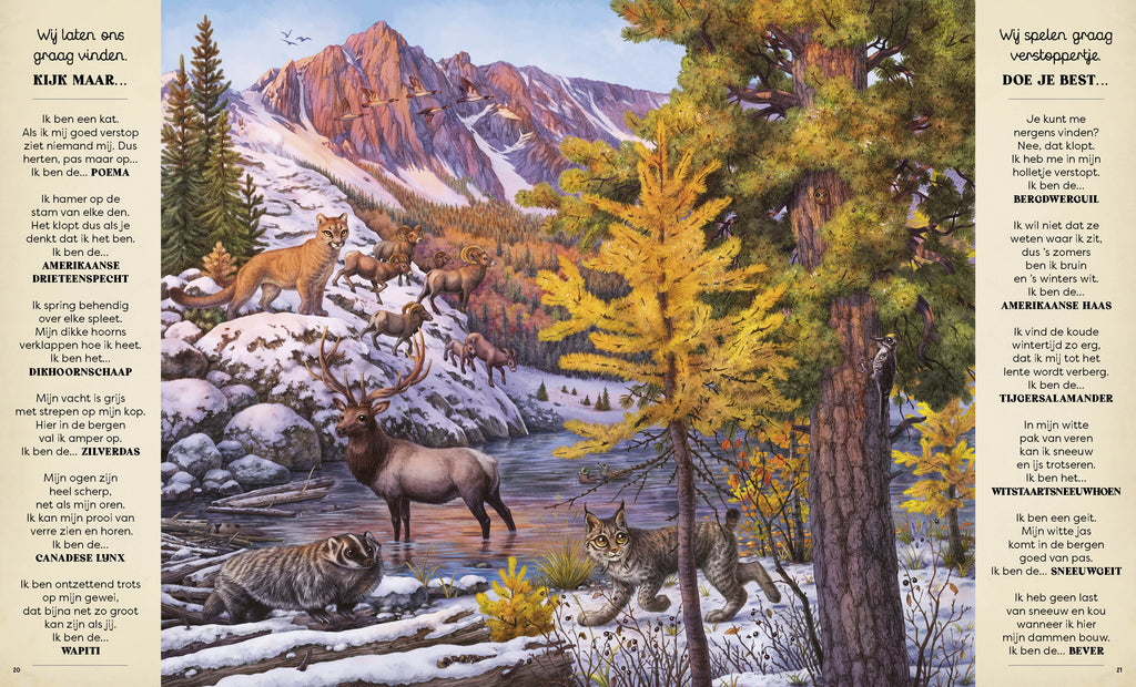 Het wilde dieren zoekboek