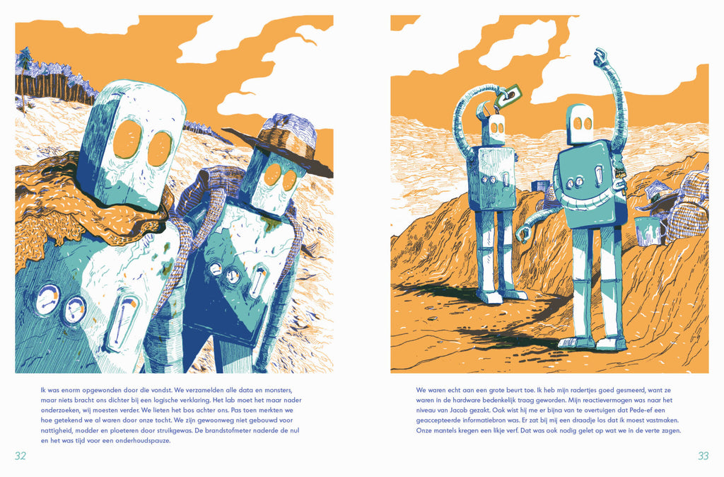 Een wonderlijke expeditie van robots